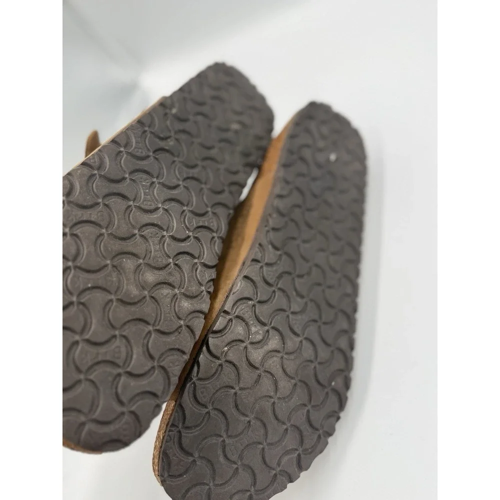 Betula Birkenstock 285 Double Strap Sandals EU 44 9.5 M11 Dark Brown Backstrap